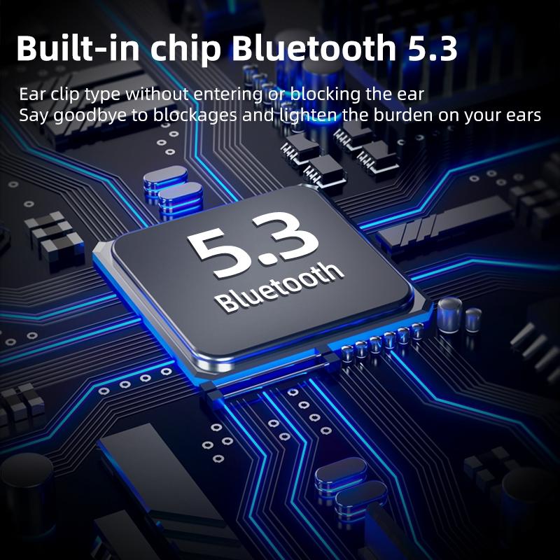 Wireless Earphones with Digital Display and Charging Case - Black 8
