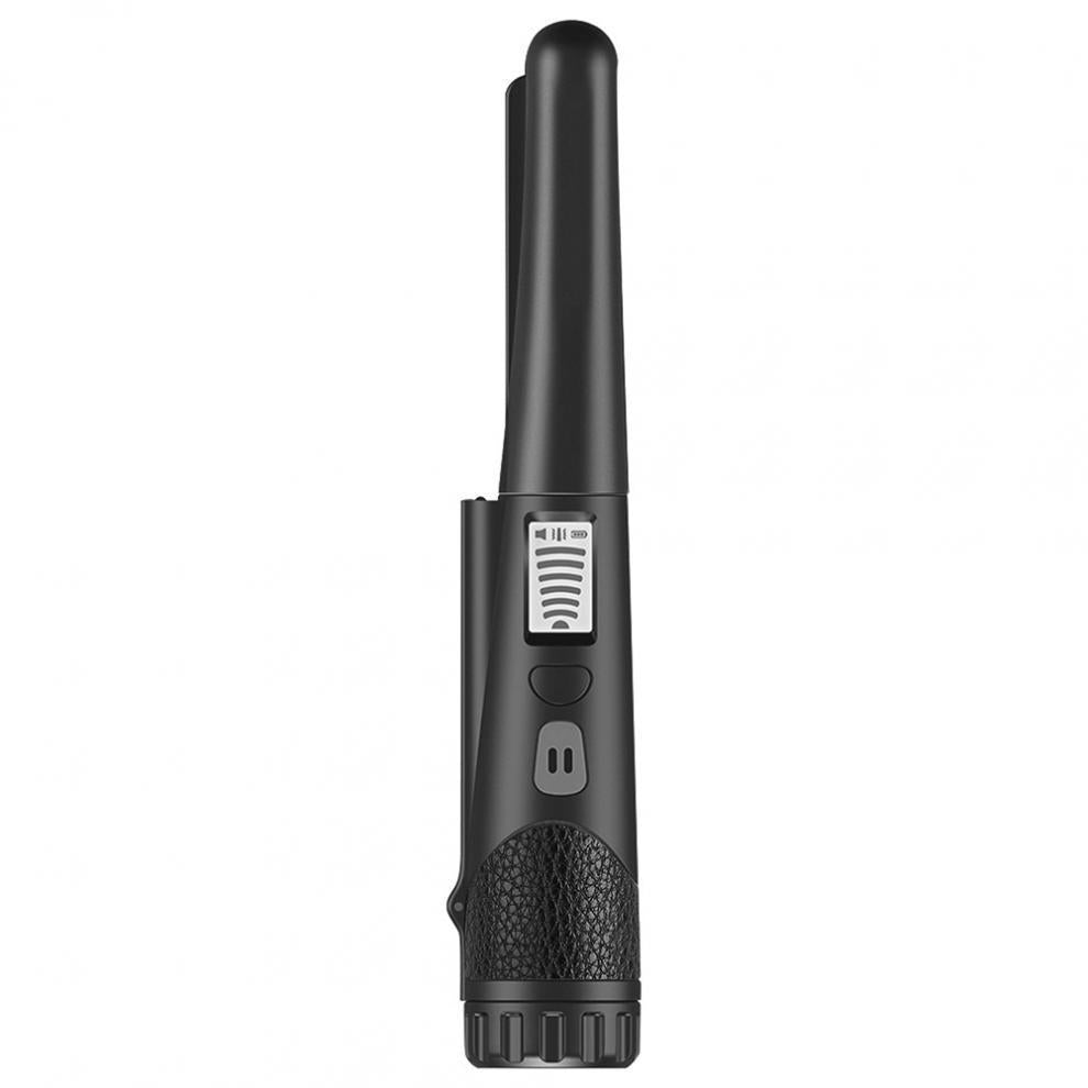 Lcd Display Gold Treasure Hunter with Flashlight - Handheld Metal Detector Black - Red 12