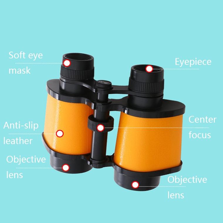 Mini Hd Toy Binoculars for Kids - Compact and Durable - Orange 4