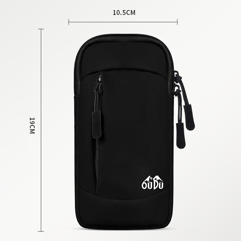 Portable Sports Arm Bag For Running - Black 4