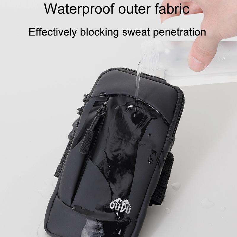 Portable Sports Arm Bag For Running - Black 7