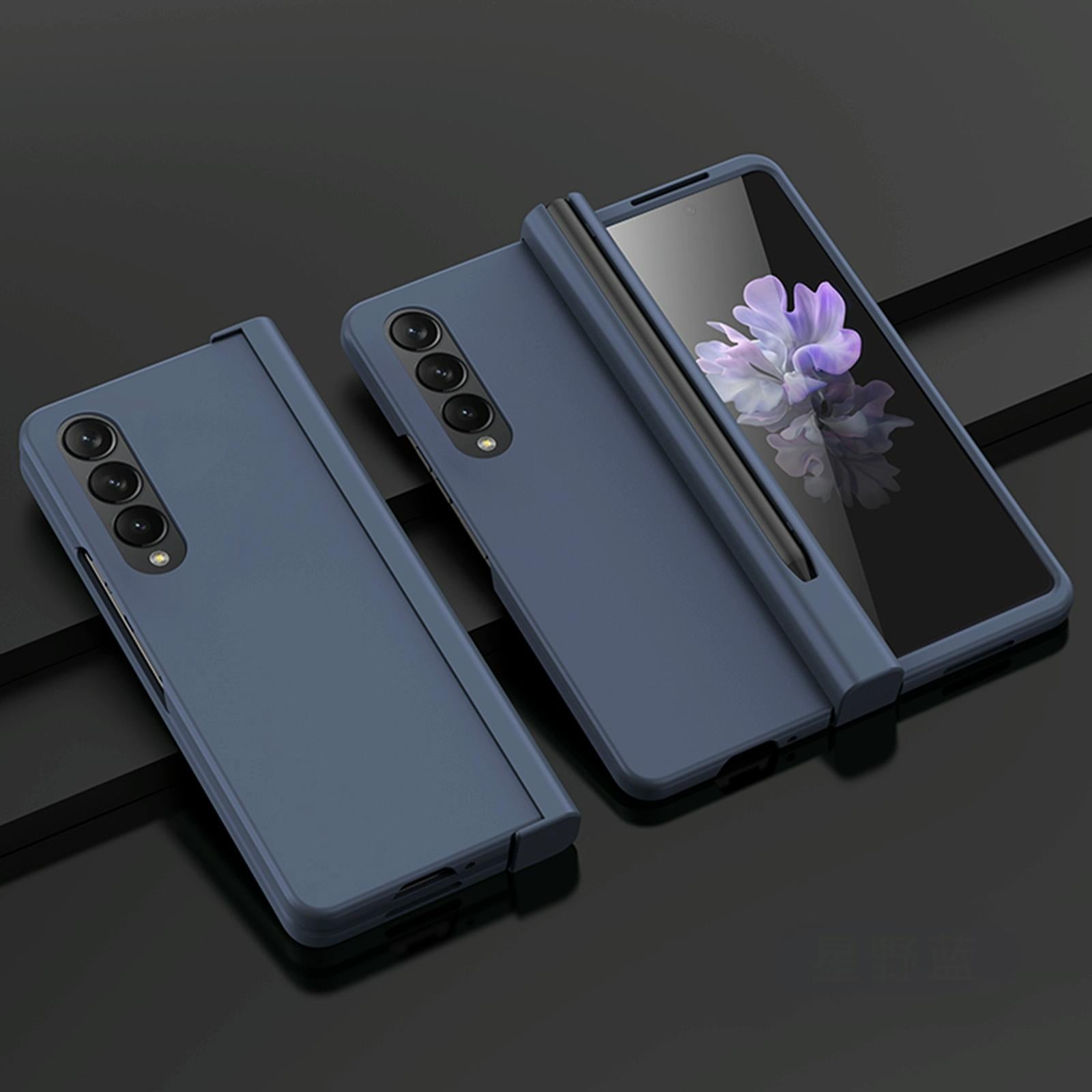 For Samsung Galaxy Z Fold4 5G Integrated Shockproof Case - Blue