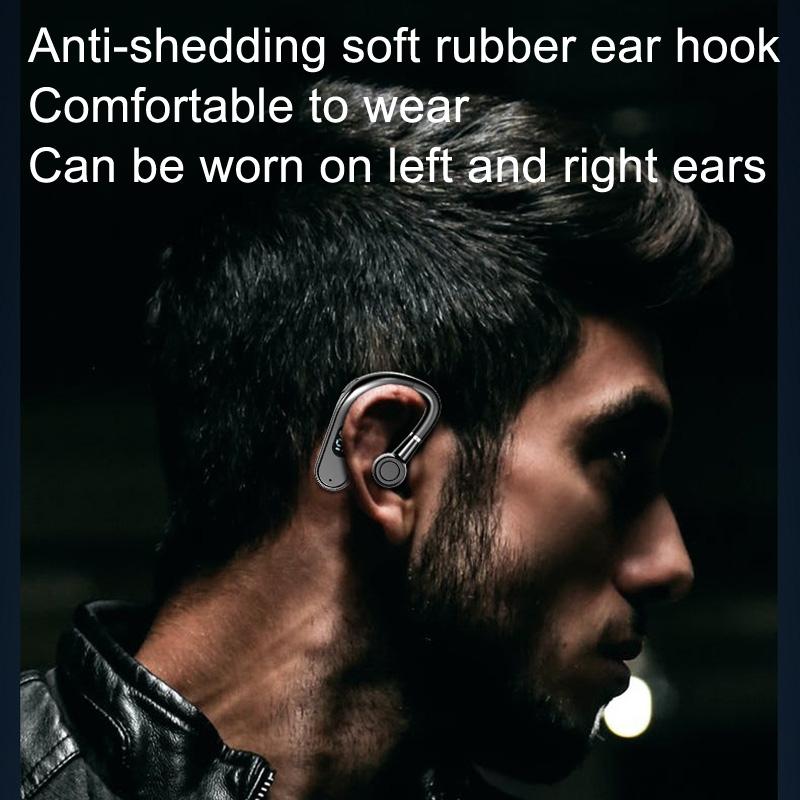 X5 Standard Bluetooth Hanging Ear Sports Headset with Digital Display 5