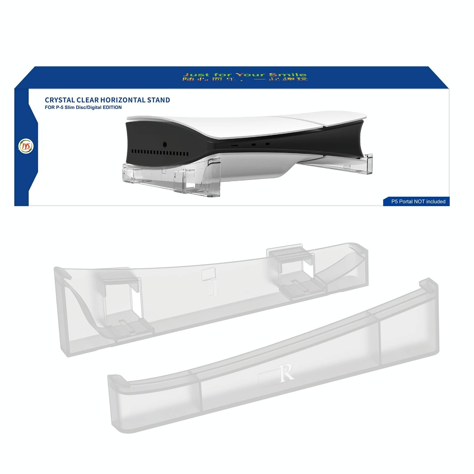 Universal Horizontal Stand For Ps5 Slim - Digital / Optical Drive Version - Black 5