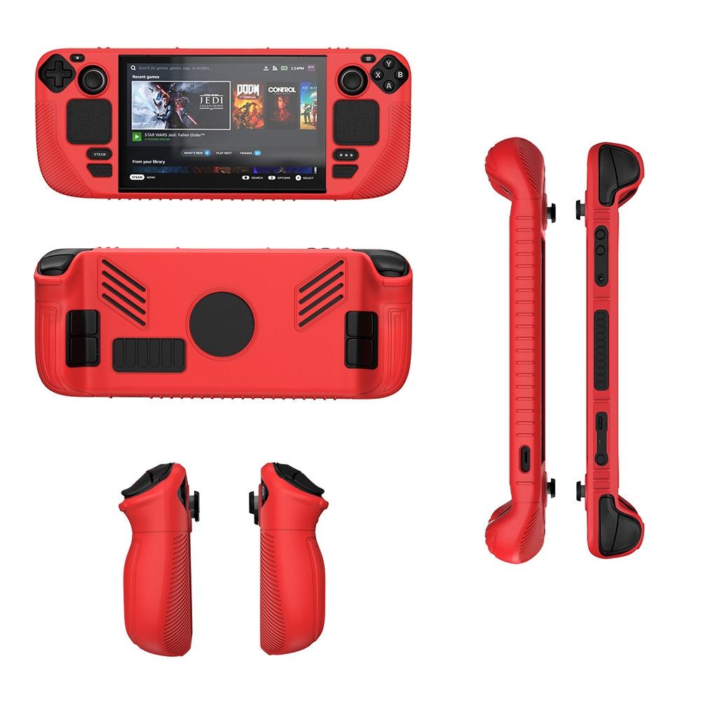 Pocket Console Silicone Case - Non-slip Protection for Steam Deck V3 - Black 7