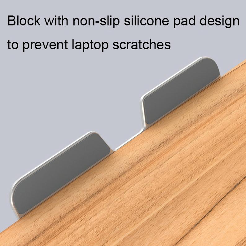 Adjustable Wooden Laptop Stand - Darkwood 6
