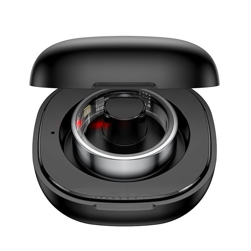 Smart Health Ring Temp Heart Rate Bp Reminder Black - 57Mm 3