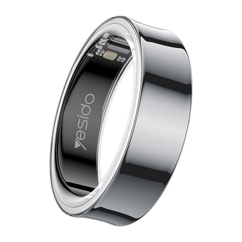 Smart Health Ring Temp Heart Rate Bp Reminder Black - 57Mm 14