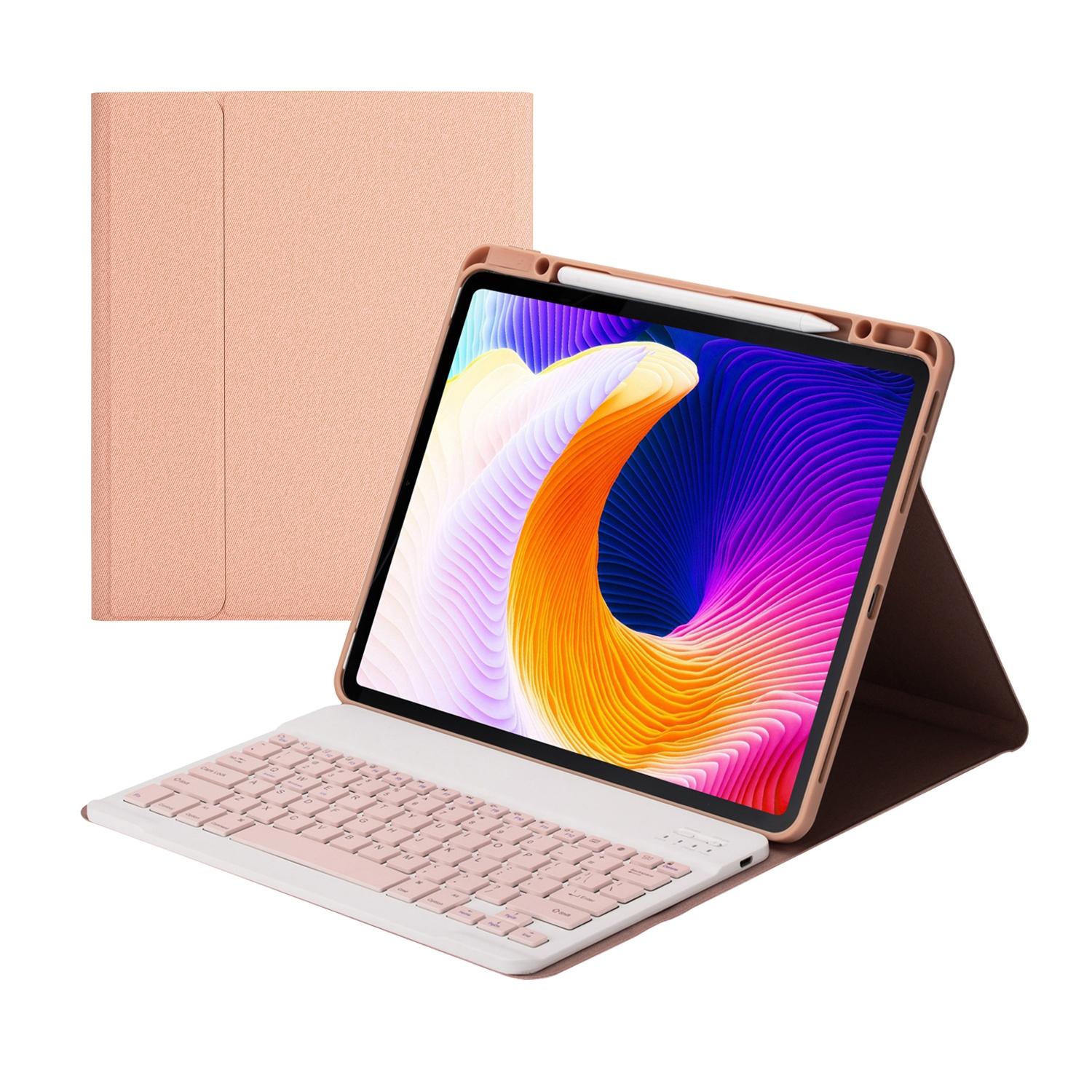 Detachable Bluetooth Keyboard Tablet Case For Ipad Pro 12.9 With Holder Pen Slot - Black 14