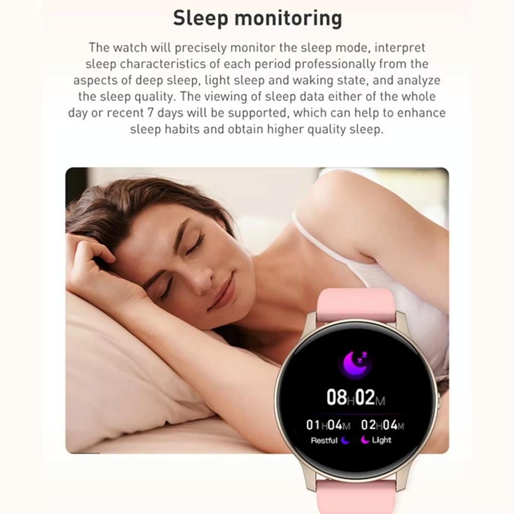 Bluetooth Talk Smartwatch Multi-Function Monitor Heart Rate / Blood Pressure / Blood Oxygen / Sleep - Black 9
