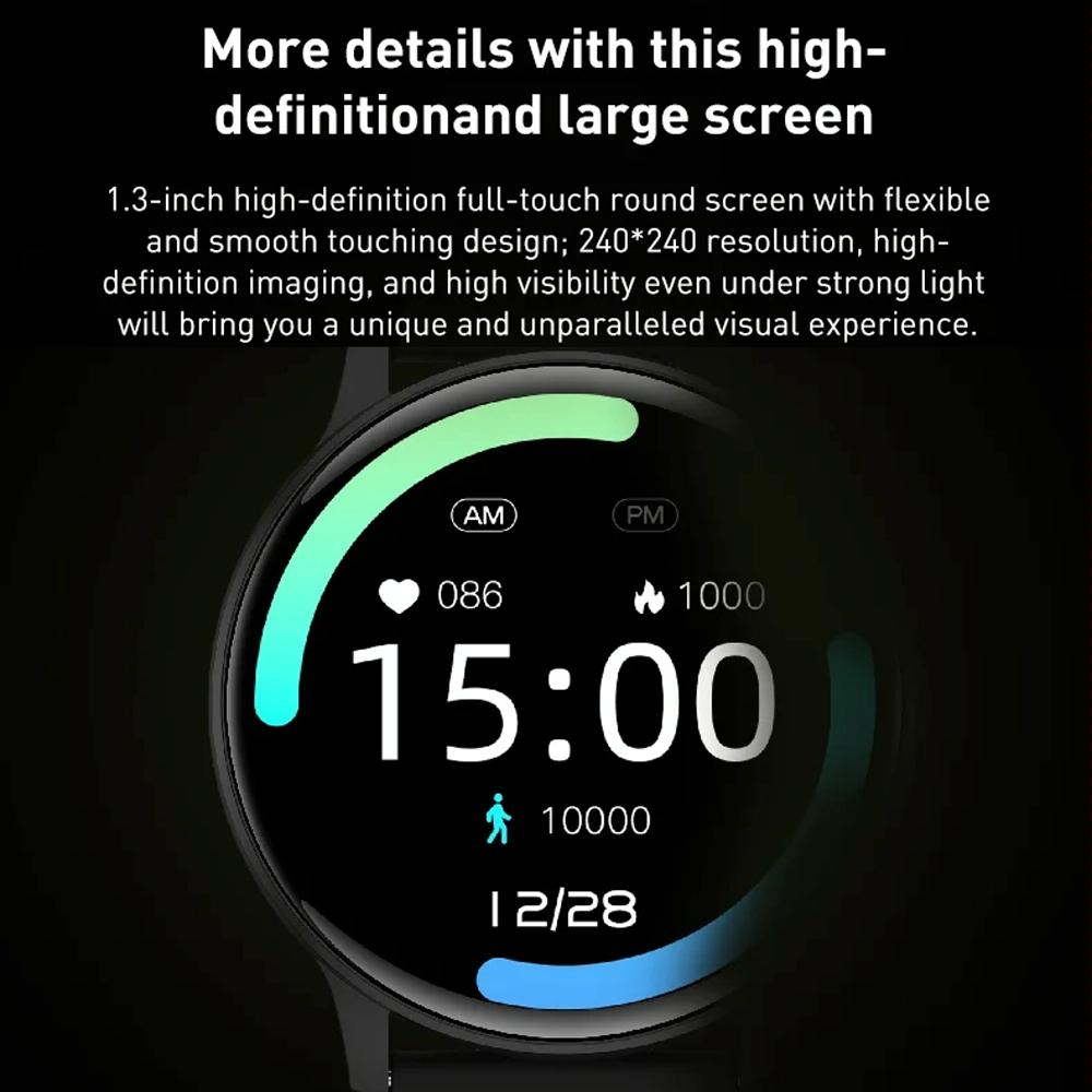 Bluetooth Talk Smartwatch Multi-Function Monitor Heart Rate / Blood Pressure / Blood Oxygen / Sleep - Black 12