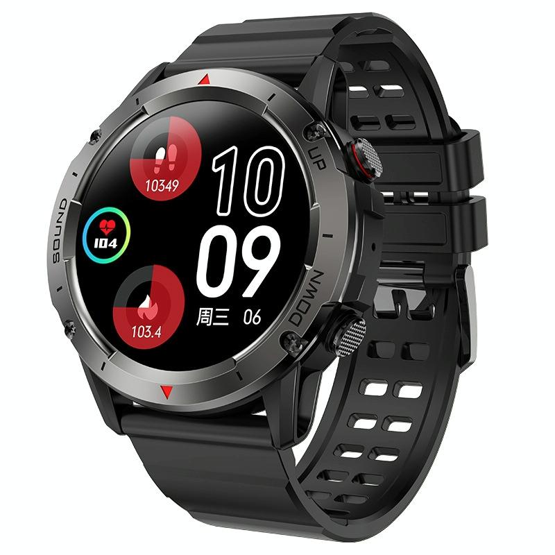 1.39 Inch Colour Screen Smart Watch Support Heart Rate Monitoring / Blood Pressure Monitoring - Black 13