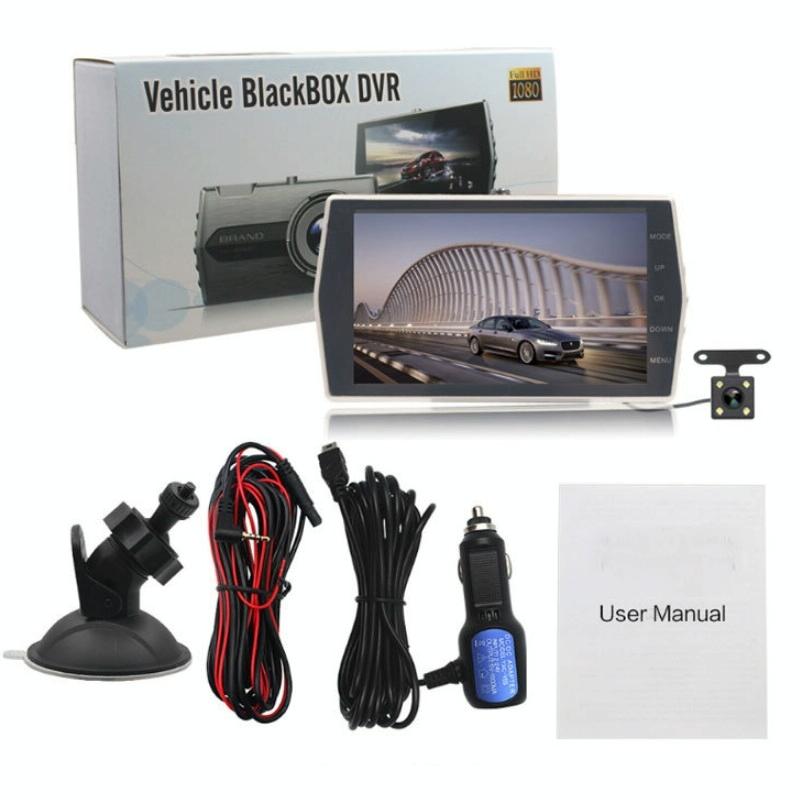 1080p Dual-lens Night Vision Driving Recorder with 4 Metal Shell 7