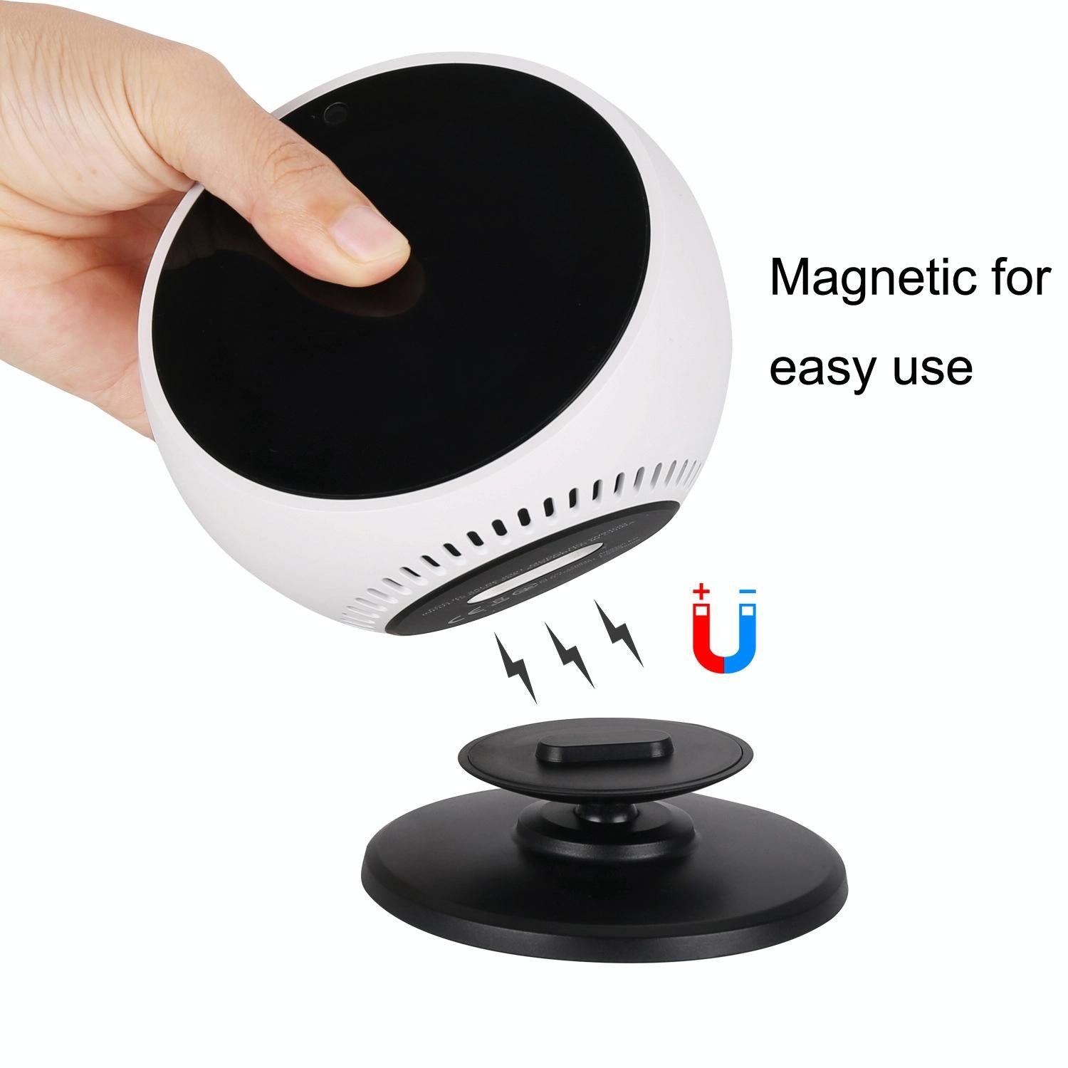 Adjustable Angle Bluetooth Speaker Bracket for Amazon Echo Spot - White 5