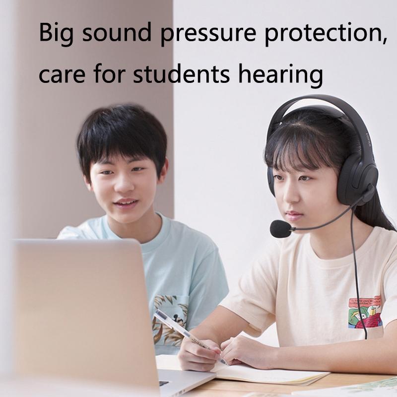 Usb Headset For Online Education 2.8M Cable Black 7