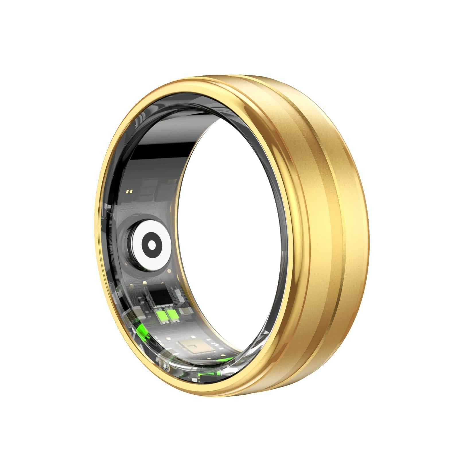 Smart Ring With Heart Rate Blood Oxygen Sleep Monitoring & Sports Modes - Size 9 - Black 3