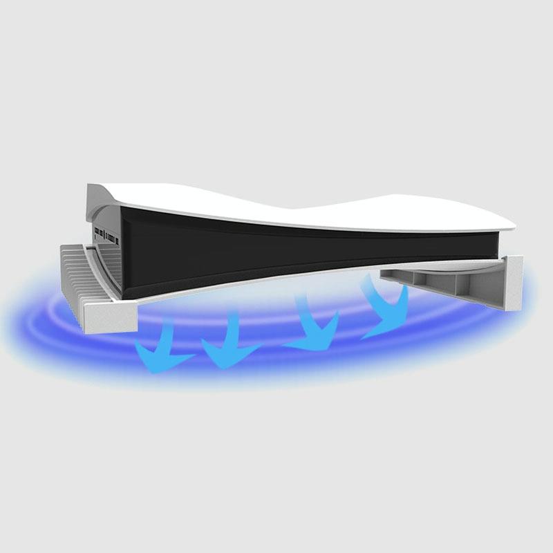 Sony Ps5 Horizontal Bracket For Optical / Digital Version - White 4