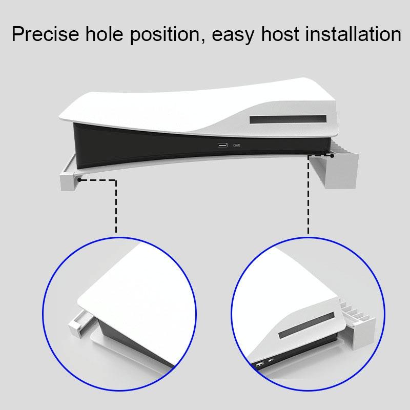 Sony Ps5 Horizontal Bracket For Optical / Digital Version - White 6