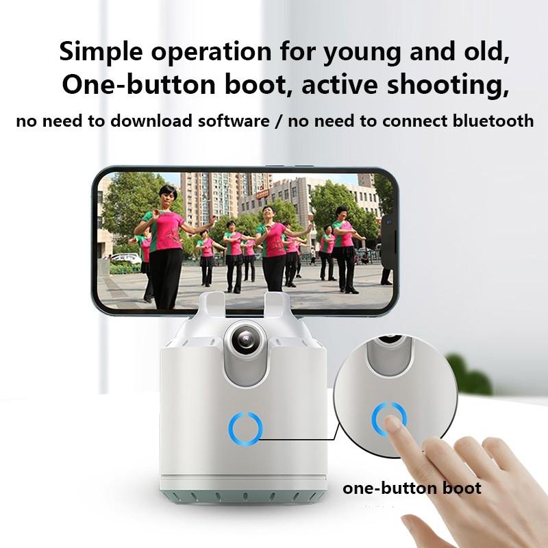 Smart Desktop Ptz with 360 Degree Rotation and Automatic Tracking - Black 6