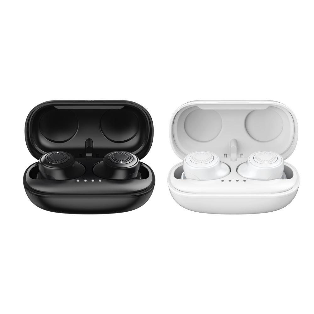 True Wireless Bluetooth Earphones with Charging Box - 5.0 - Black 9
