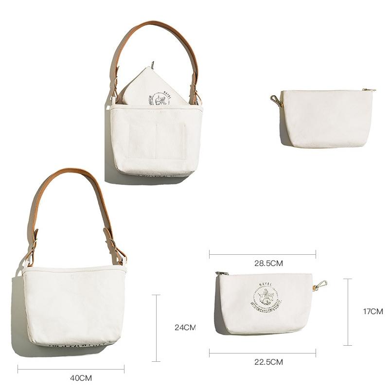 Retro Print Crossbody Bag White 3