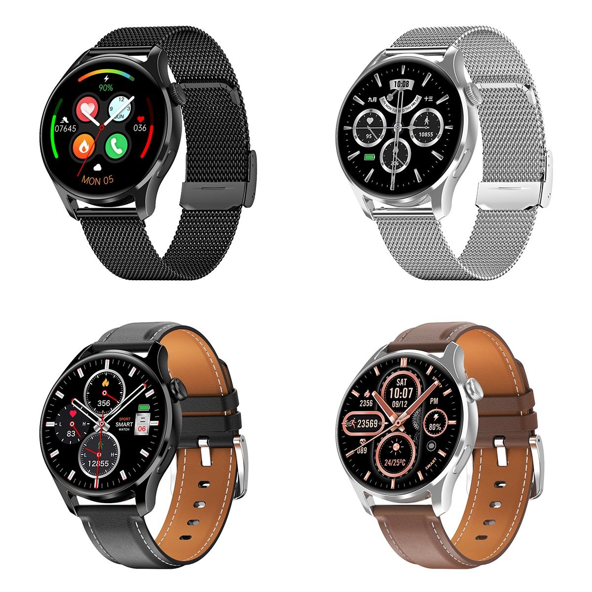1.32 Inch Heart Rate Monitoring Smart Watch With Payment Function - Black Steel 4