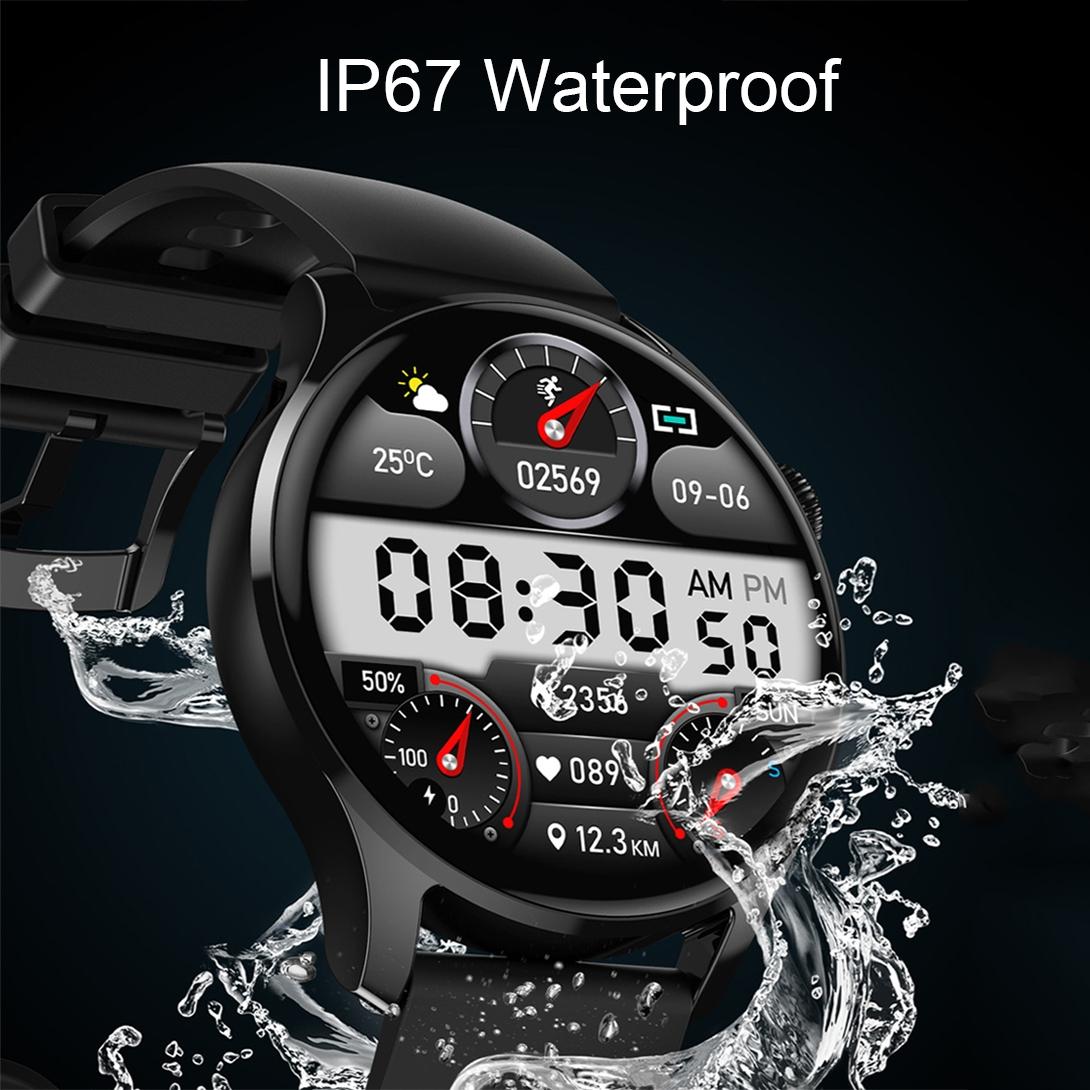 1.32 Inch Heart Rate Monitoring Smart Watch With Payment Function - Black Steel 8