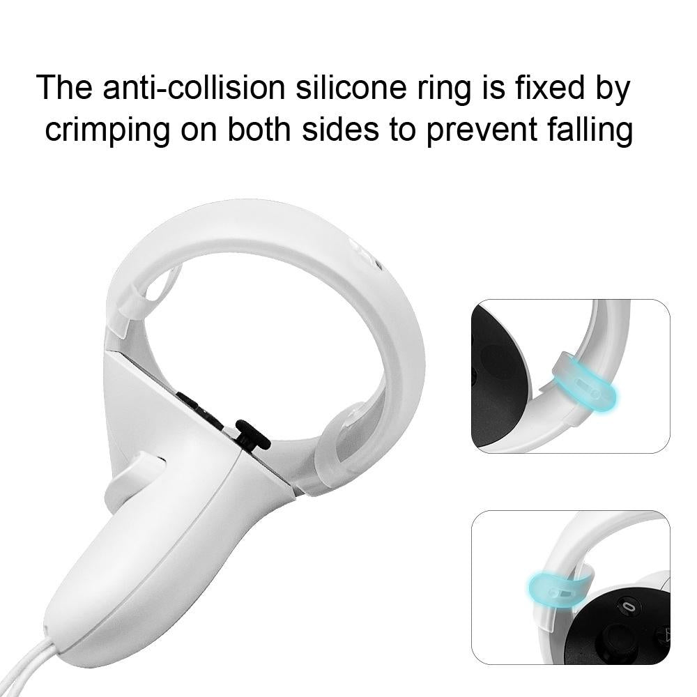 Silicone Grip Rings for Meta Quest 2 - Anti Collision 5