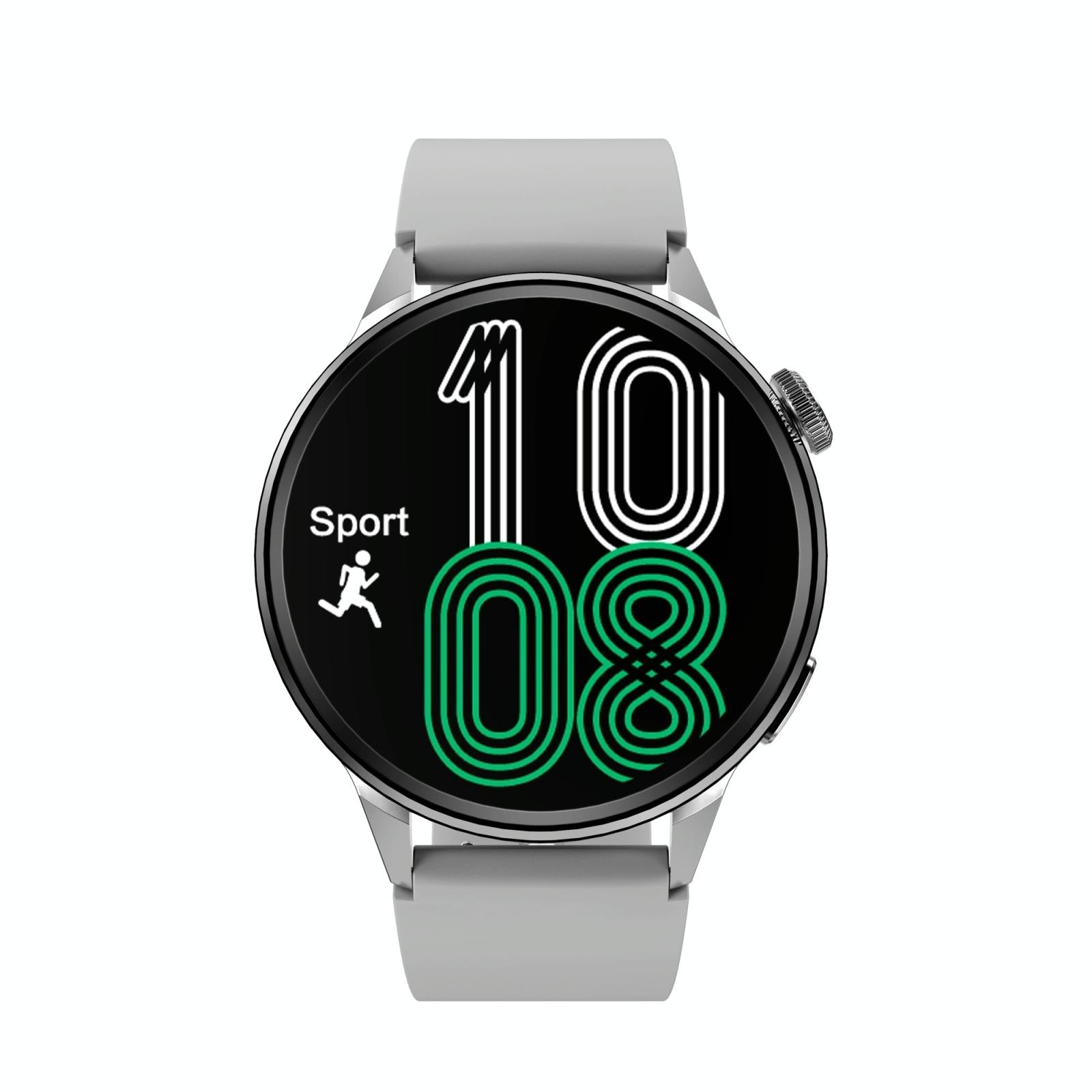 Silicone Band Smart Watch With Colour Screen - Black 3