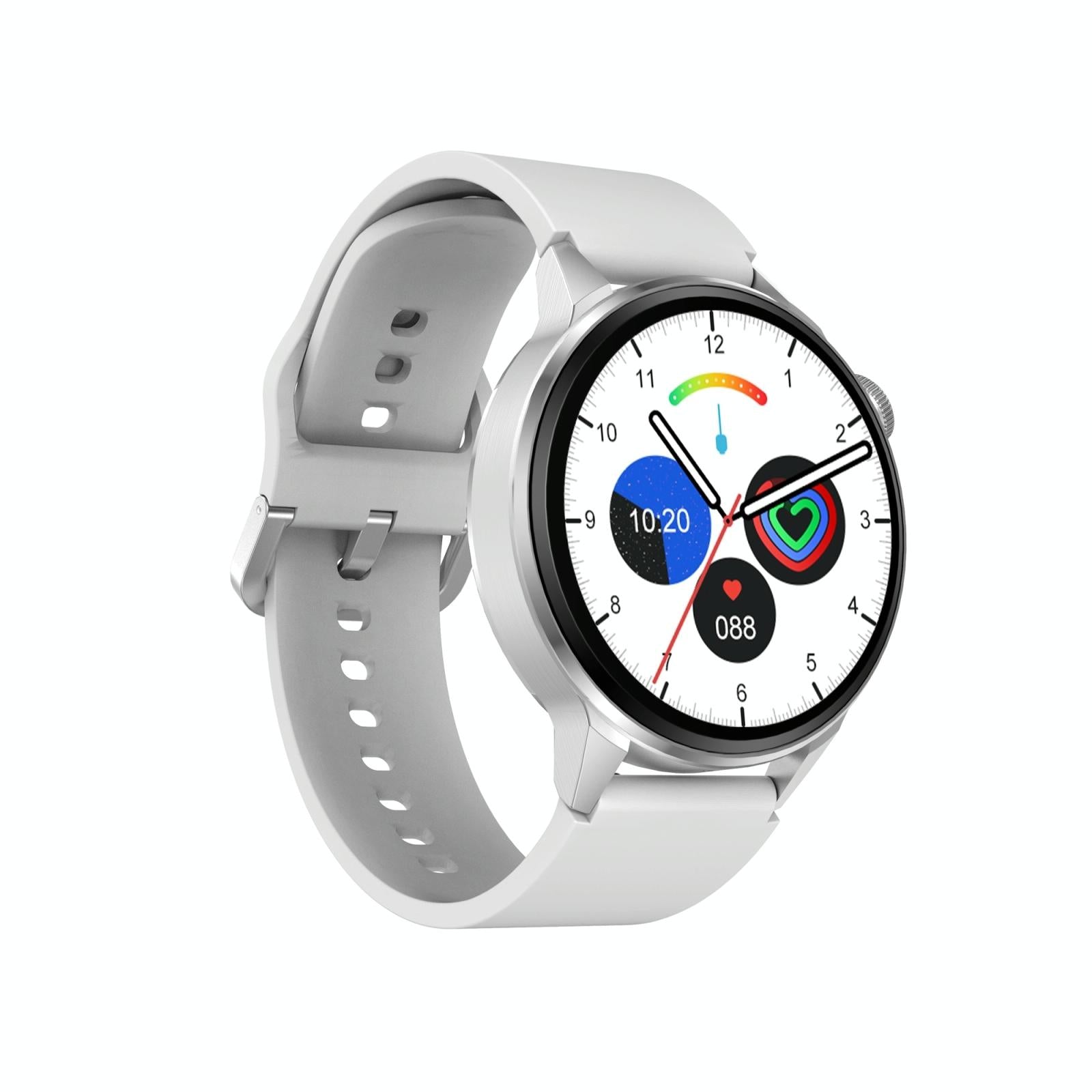Silicone Band Smart Watch With Colour Screen - Black 4