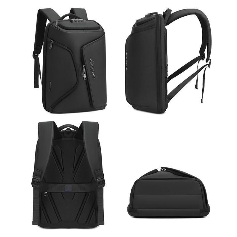 Water Resistant Anti Theft Laptop Backpack With Usb Port - Black 5