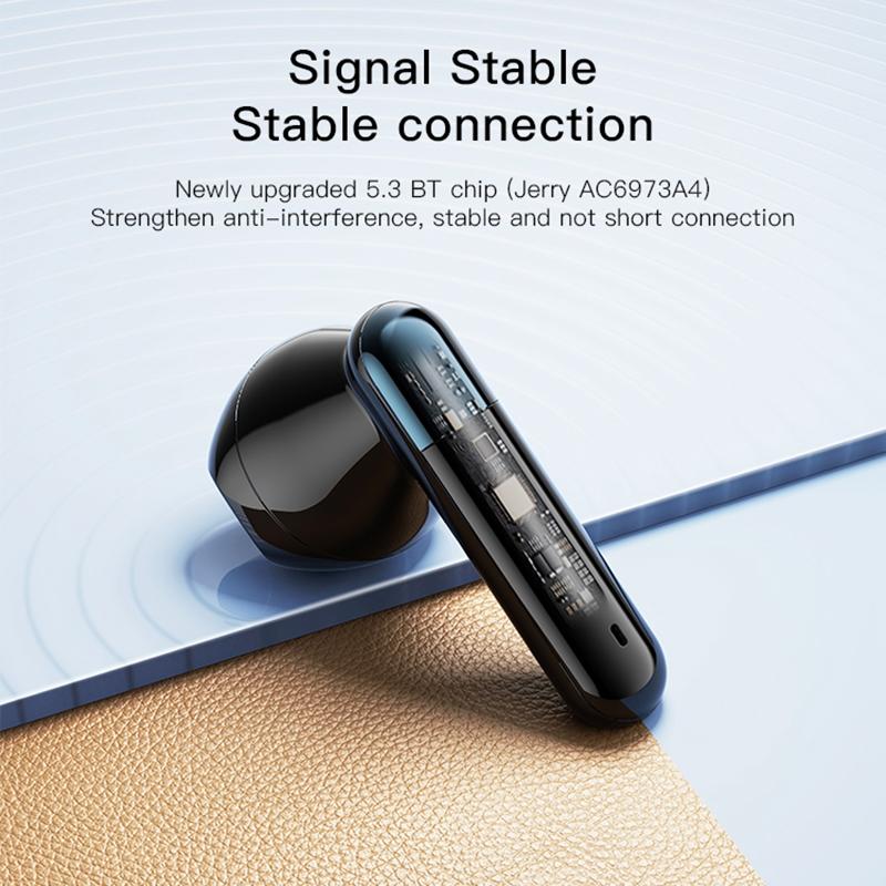 Wireless Noise-cancelling Earbuds - Black 5