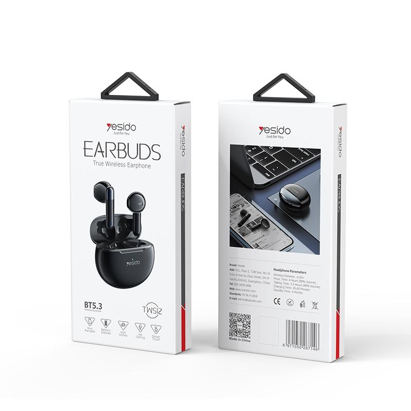Wireless Noise-cancelling Earbuds - Black 9