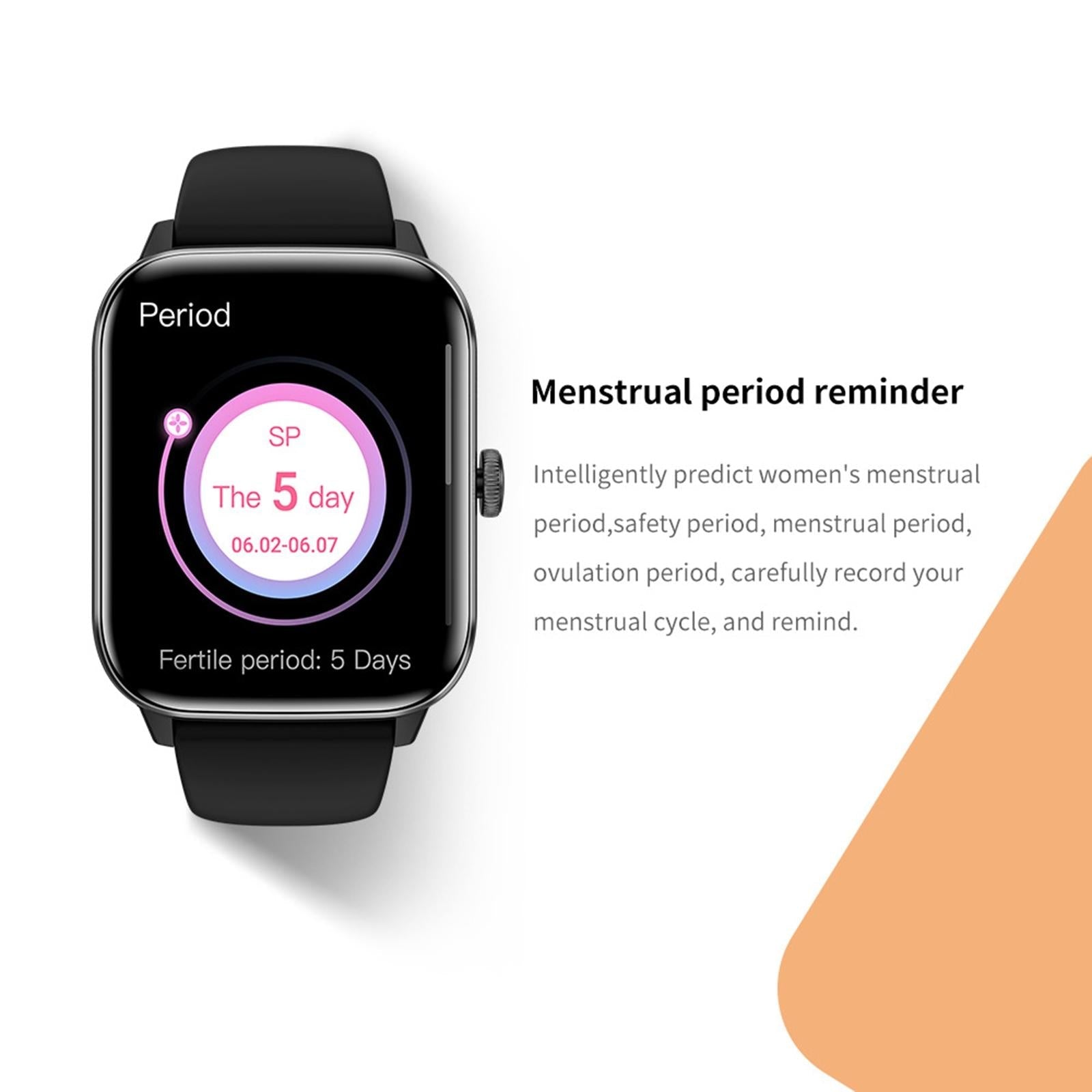 1.91 Inch Bt5.2 Smart Sport Watch Support Sleep / Heart Rate / Blood Oxygen / Temperature / Blood Pressure Health Monitor - Pink 8