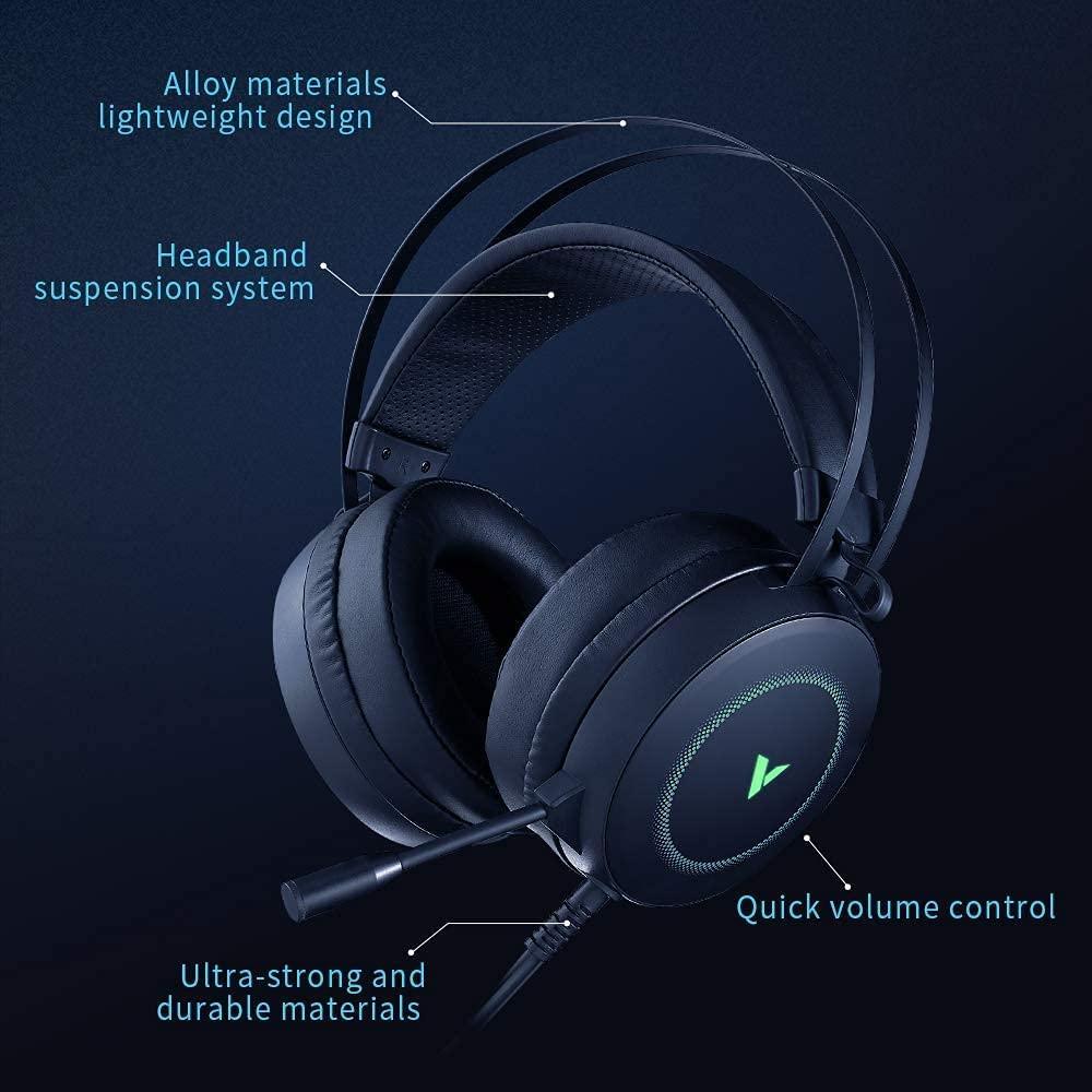 Rgb Gaming Headset With Virtual 7.1 Surround Sound And Noise Reduction 4