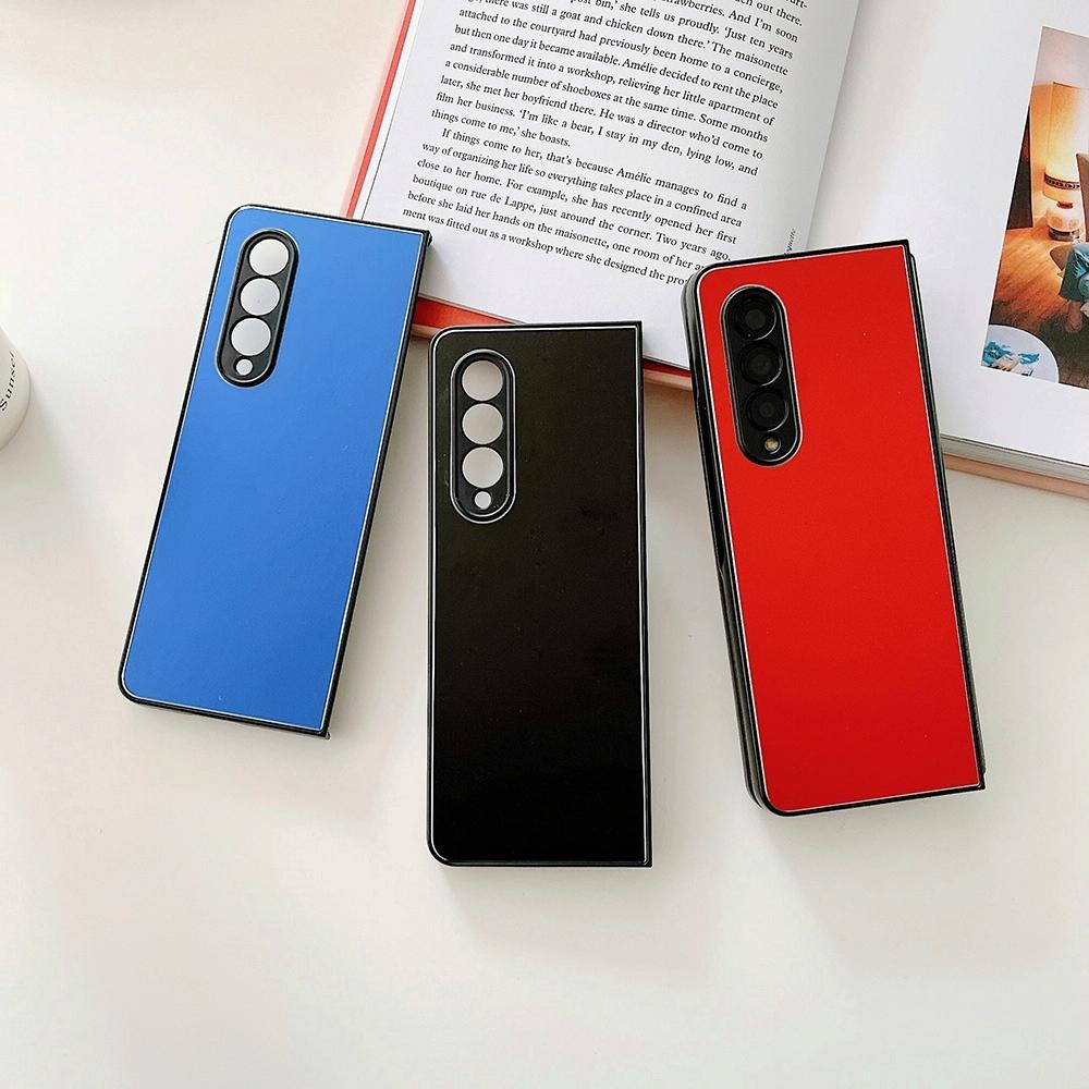 For Samsung Galaxy Z Fold4 5G Aluminum Foldable Phone Case - Red 7