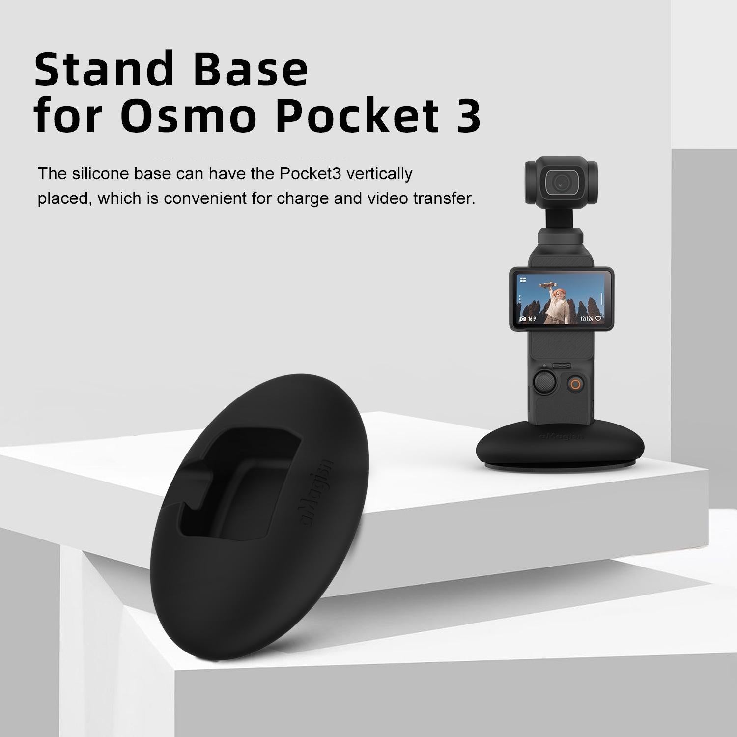 Silicone Base for Dji Pocket 3 - Double Sided Glue 3