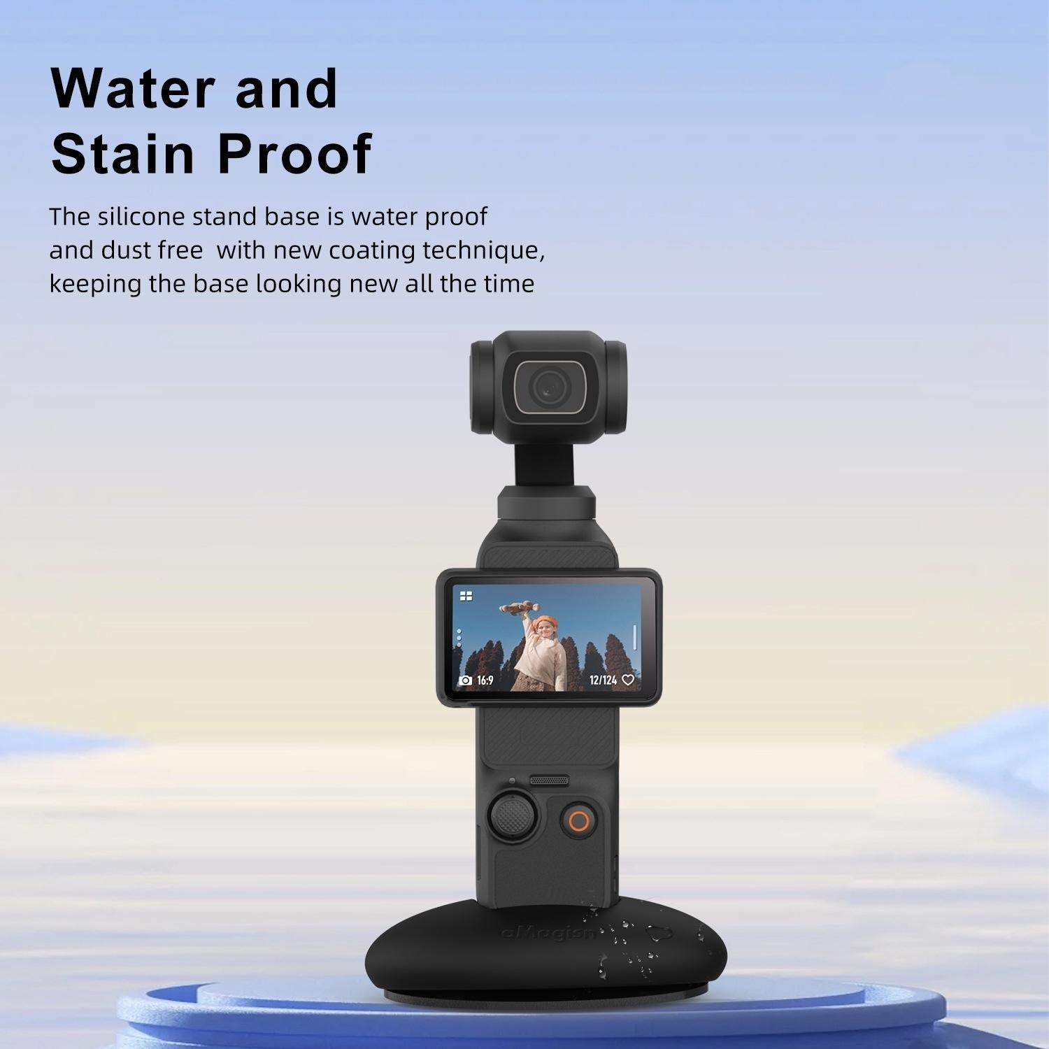 Silicone Base for Dji Pocket 3 - Double Sided Glue 4