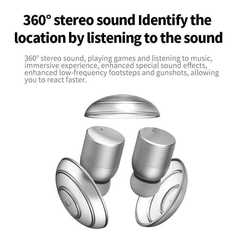 Wireless Noise-cancelling Earbuds with App Control - White 8