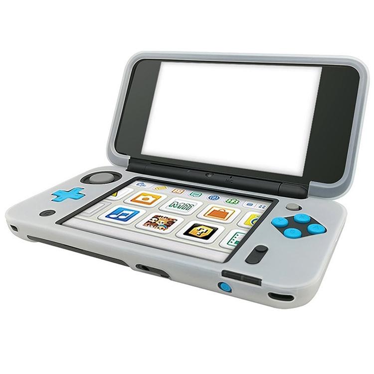 Silicone Protective Case for 2ds Ll - Slim Design - White 9
