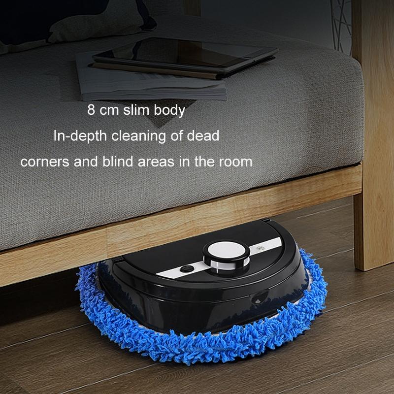 Smart All-in-one Robotic Sweeper and Mop - White 11