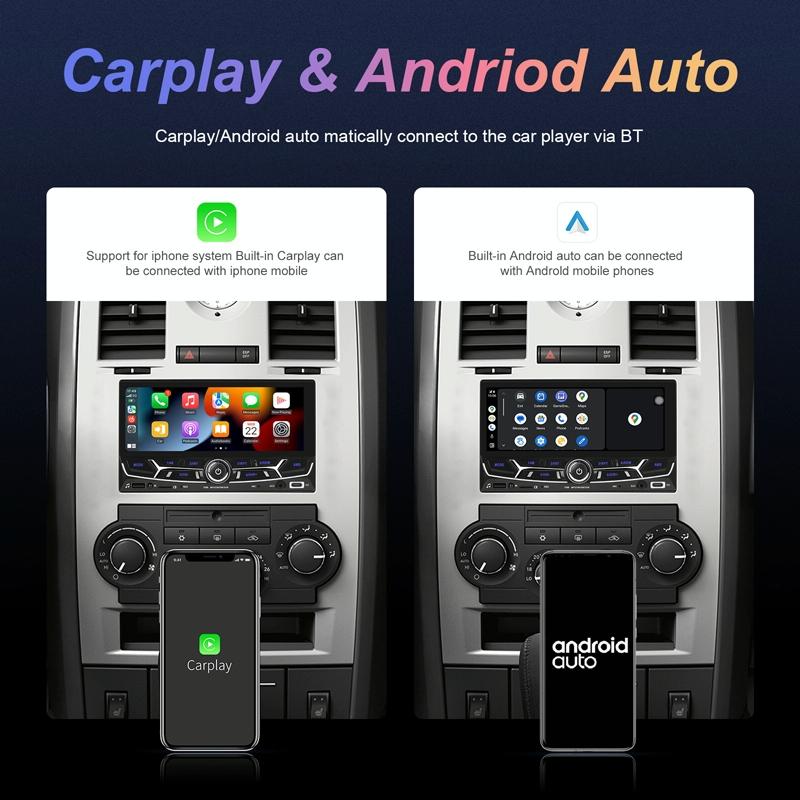 6.86 Inch Dual Butt Mp5 Player W / Backup Camera Bluetooth Carplay 5
