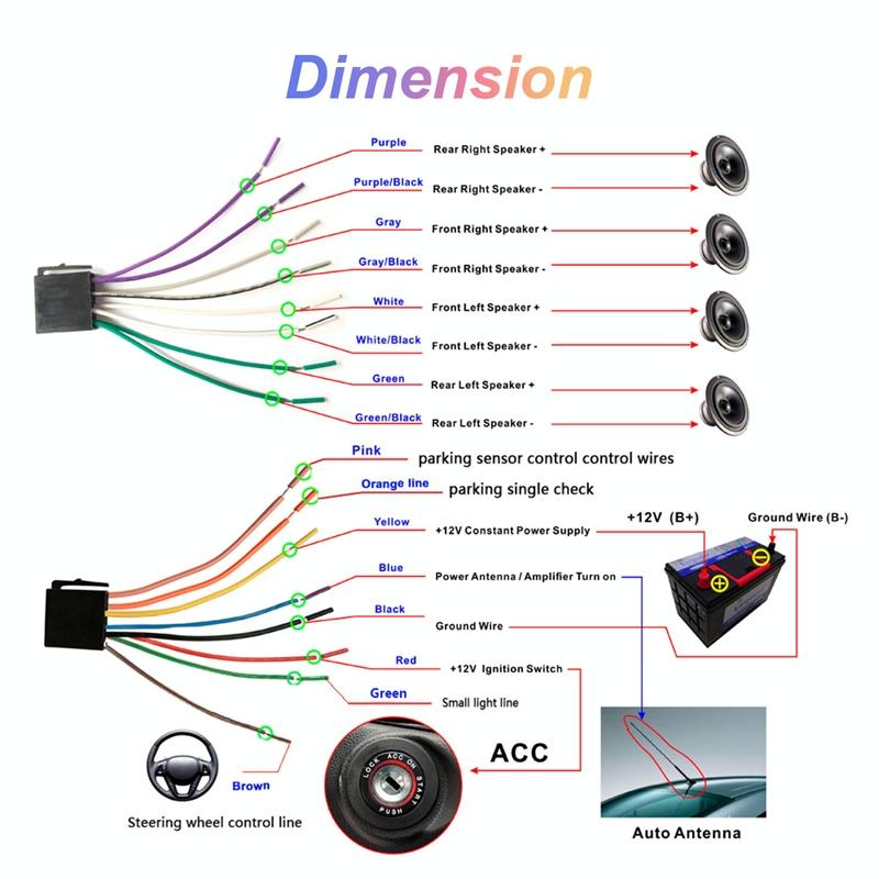 6.86 Inch Dual Butt Mp5 Player W / Backup Camera Bluetooth Carplay 12