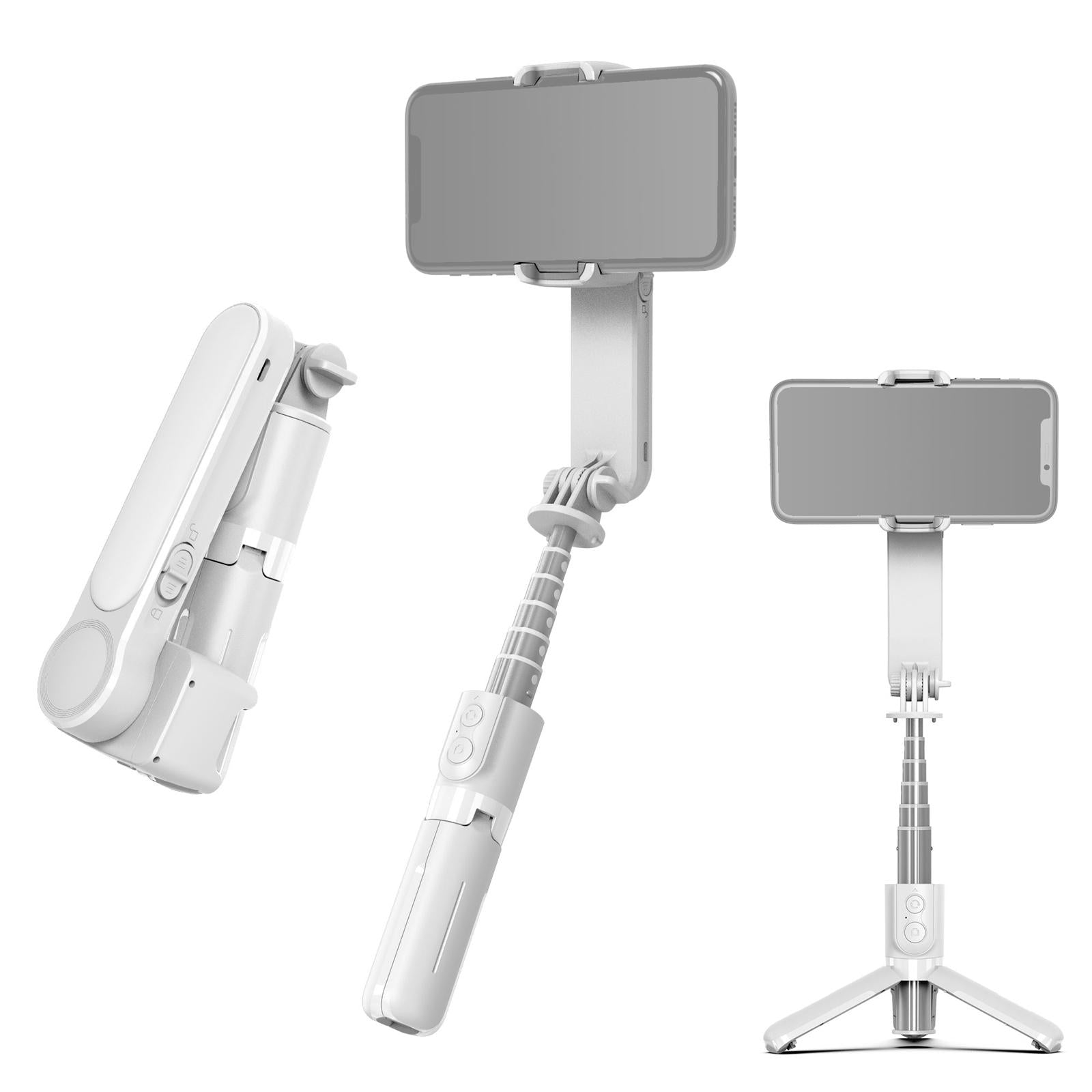 Mini Folding Gimbal Stabilizer with Tripod - Black 12