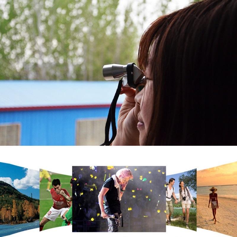 Portable Low Light Night Vision Monocular For Outdoor Use 8X20 - Metal Optical Blue Film 5