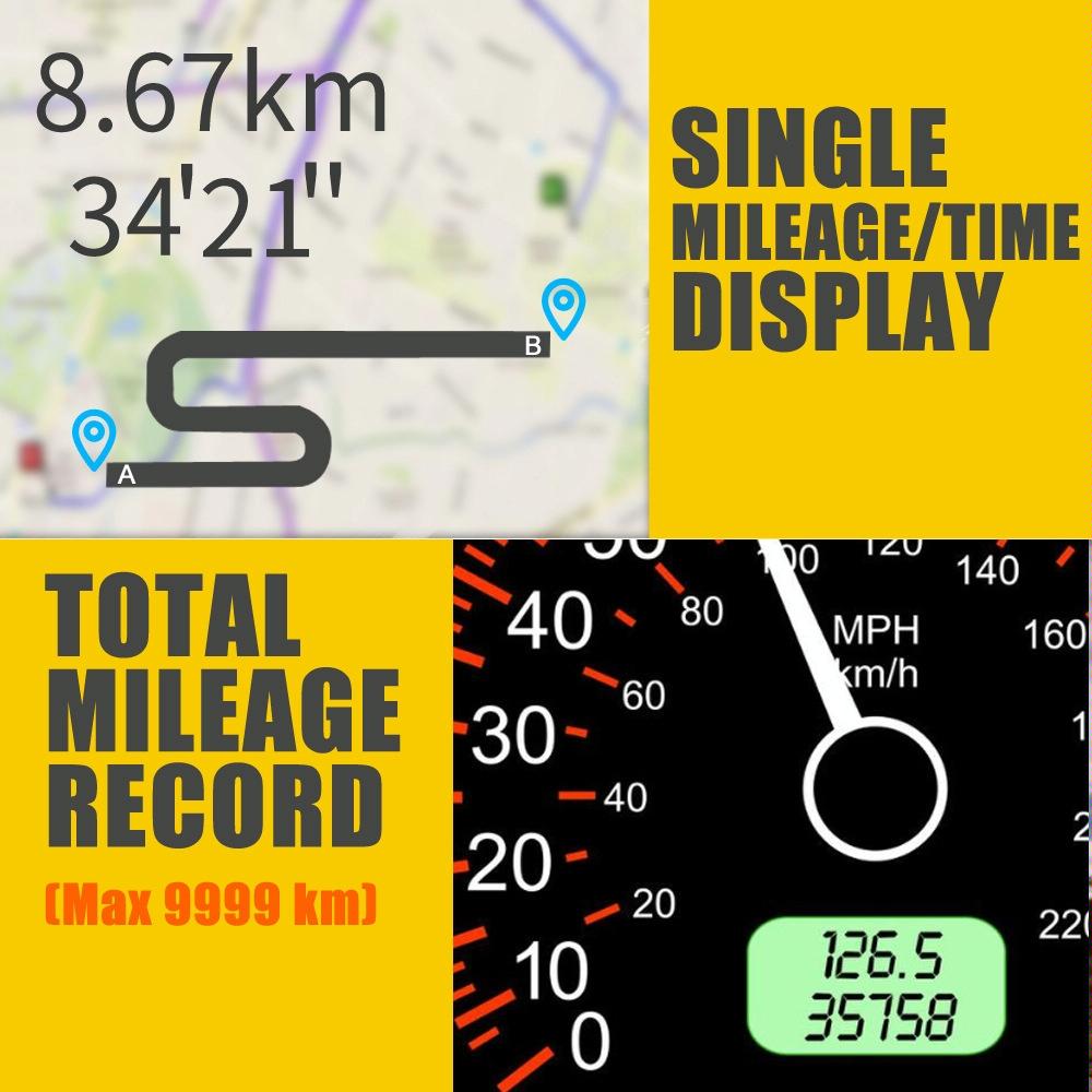 Universal 5.5 Inch Hud Car Head Up Display Gps Speed Meter & Alarm 6