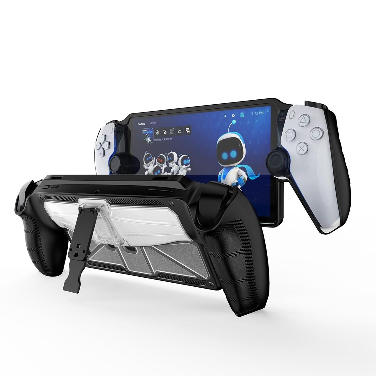 Protective Case with Holder for Sony Playstation Portal Console - Black 9
