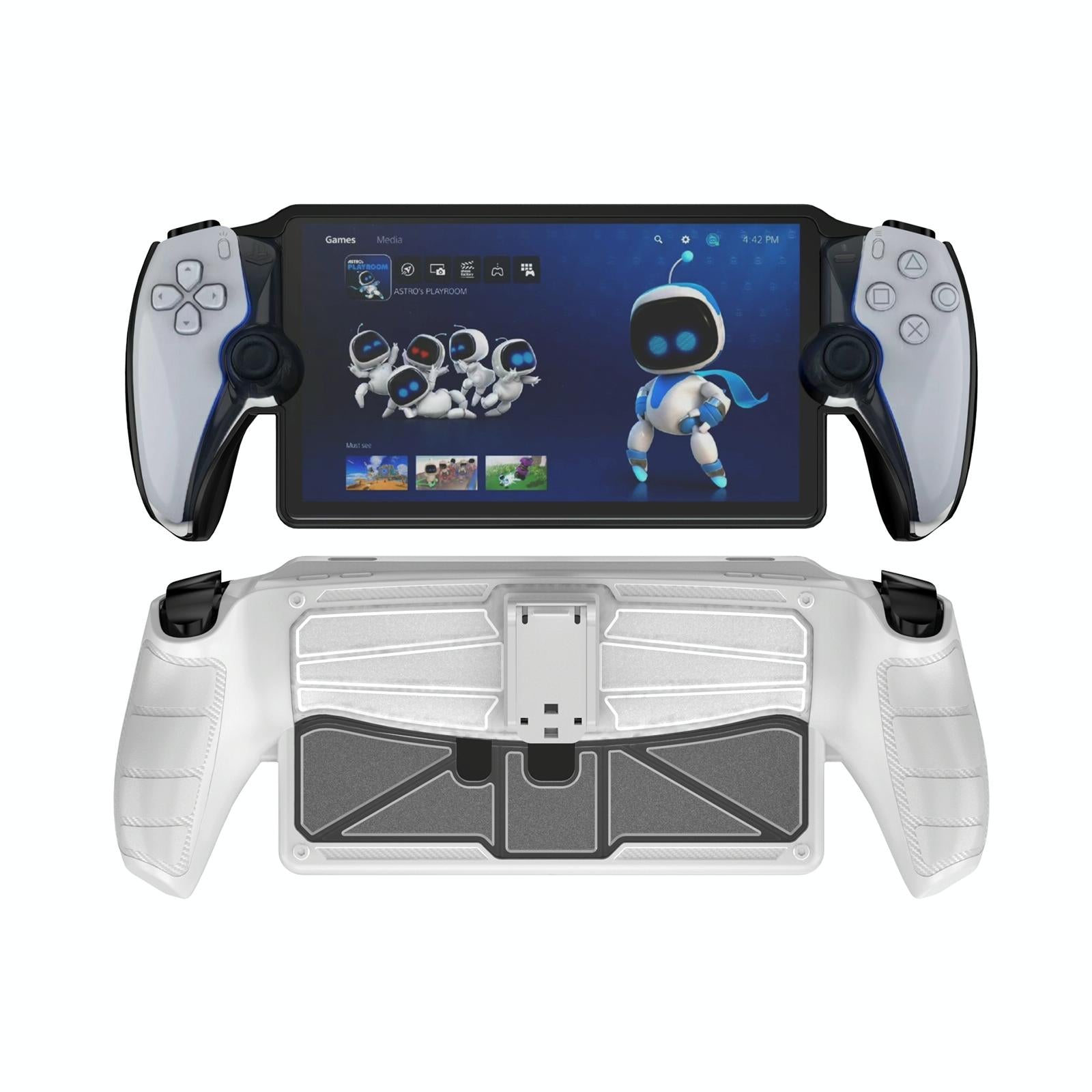 Protective Case with Holder for Sony Playstation Portal Console - Black 14