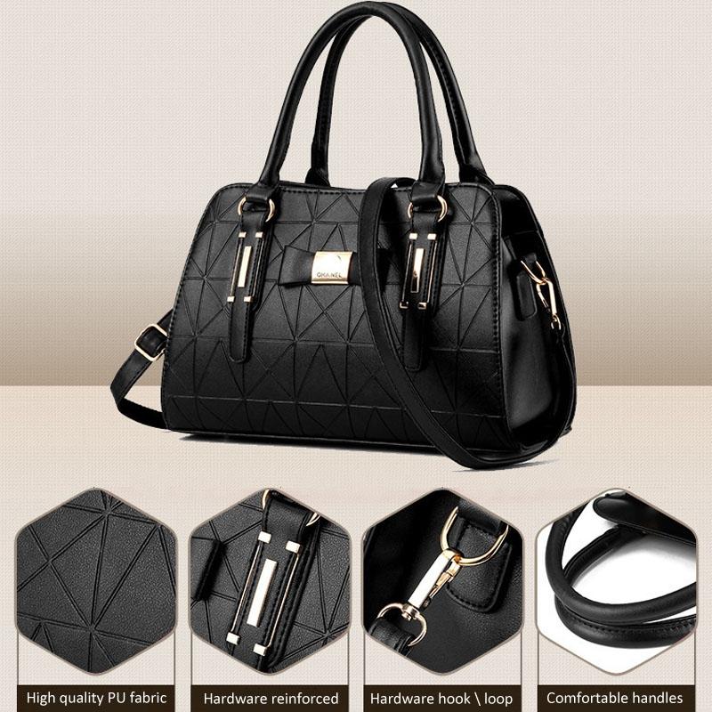 Embossed Bowknot Shoulder Bag For Women - White 7