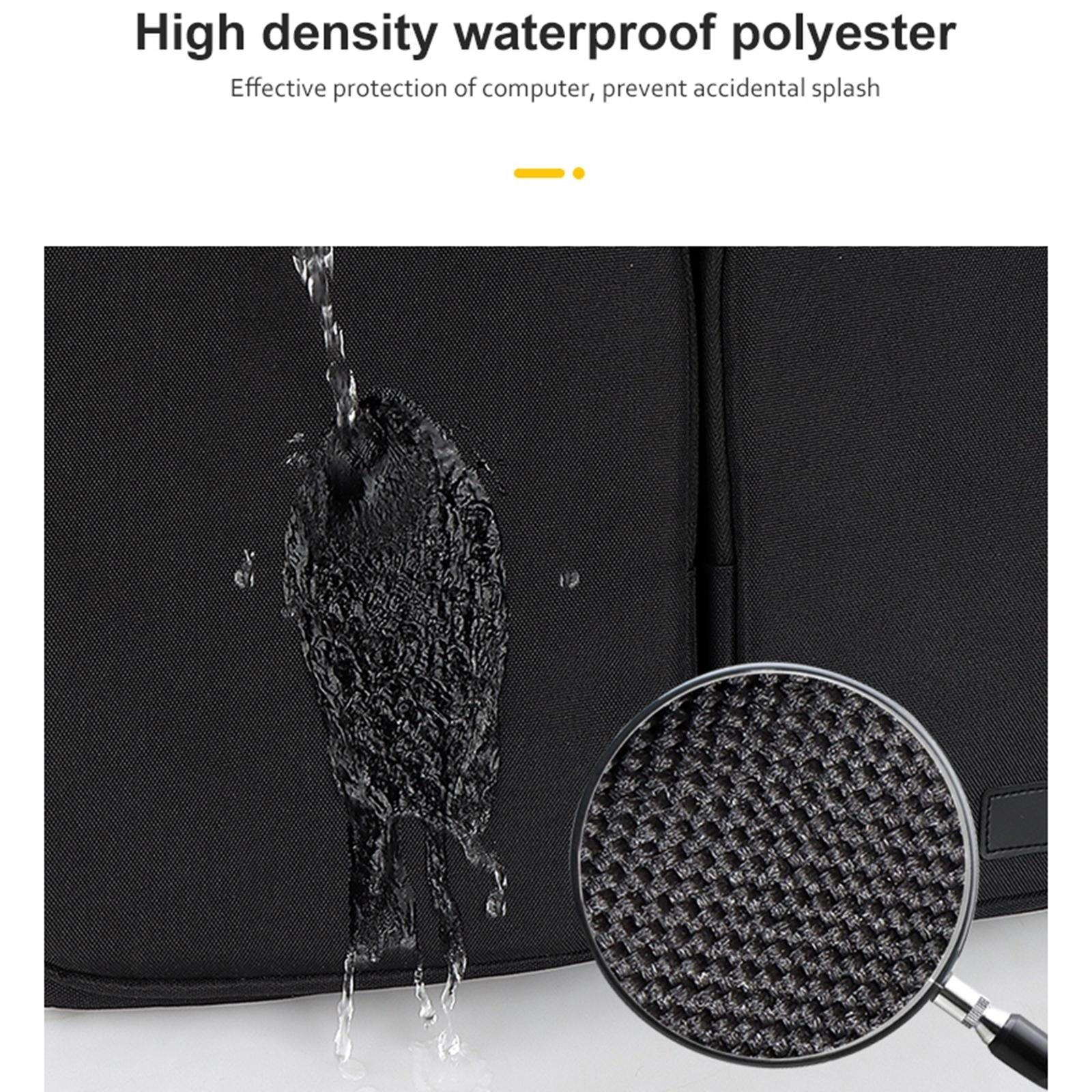 13.3 Inch Thickened Polyester Laptop Bag - Pink 7